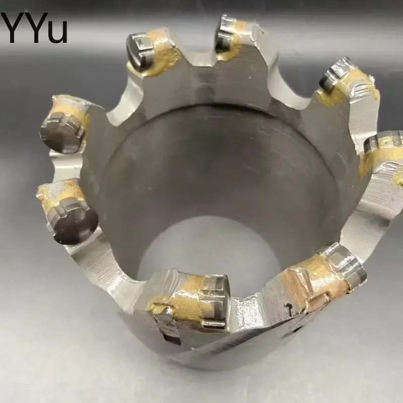 for PDC Diamond Core Drill Bit Gear Type with Chamfer Inserts Alloy Steel Matrix for Limestone Hard Formation Fast