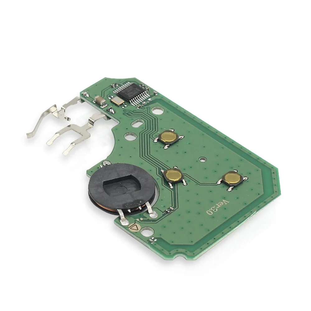 KEYYOU 3 pulsanti Smart Key Card Circuit Board 434Mhz ID46 PCF7947 Chip per Renault Clio Logan Megane 2 3 Scenic Remote PCB Board