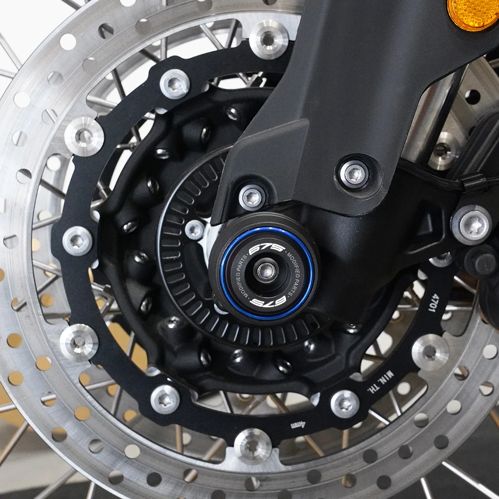 For CFMOTO 675SR 675NK 675SR-R 675SS CF 675 NK SR SR-R SS Accessories Motorcycle Front Rear Wheel Fork Axle Crash Protector Pad