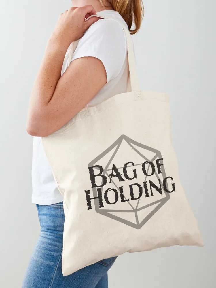 

Bag of Holding Tote Bag shopping bag logo large tote Canvas for women great