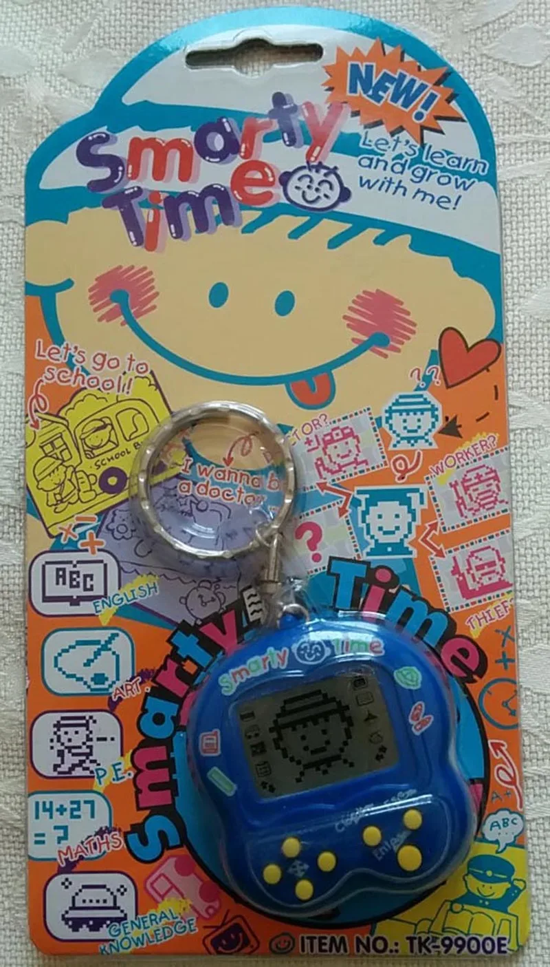 Original Tamagotchi Smarty Time Eletrônico Pet Machine Dinkie Penguin Retro Game Console Do Vintage Brinquedos Divertidos para As Crianças Presente