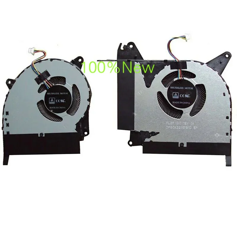 NEW GPU CPU Cooling Fan for Asus ROG Strix RTX SCAR II GL704 GL704G S7C GL704GW DFSCK22115181C FL2D FL2F DC12V FL2F radiator