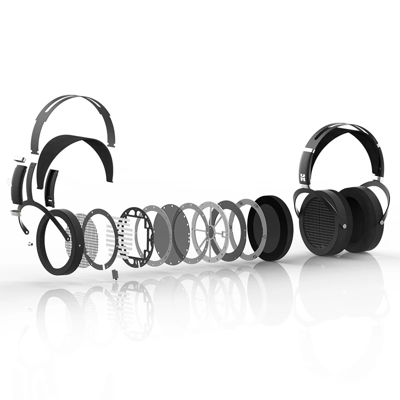 Imagem -04 - Hifiman Sundara Fones de Ouvido Magnéticos Planares de Tamanho Completo sobre a Orelha Preto com Caixa de Metal com Design de Alta Fidelidade