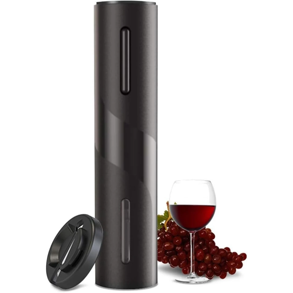 Electric Wine Opener  Rechargeable Wine Bottle Openers with Foil Cutter, One-Click Button Corkscrew Remover for Home Kitchen