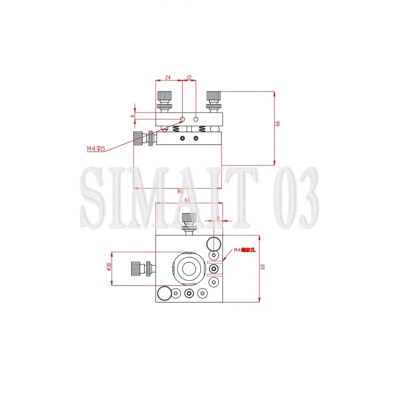 SMA905 / FC-PC Switchable Fiber Coupler - 4-Axis Precision Alignment Stage with Tilt & Translation