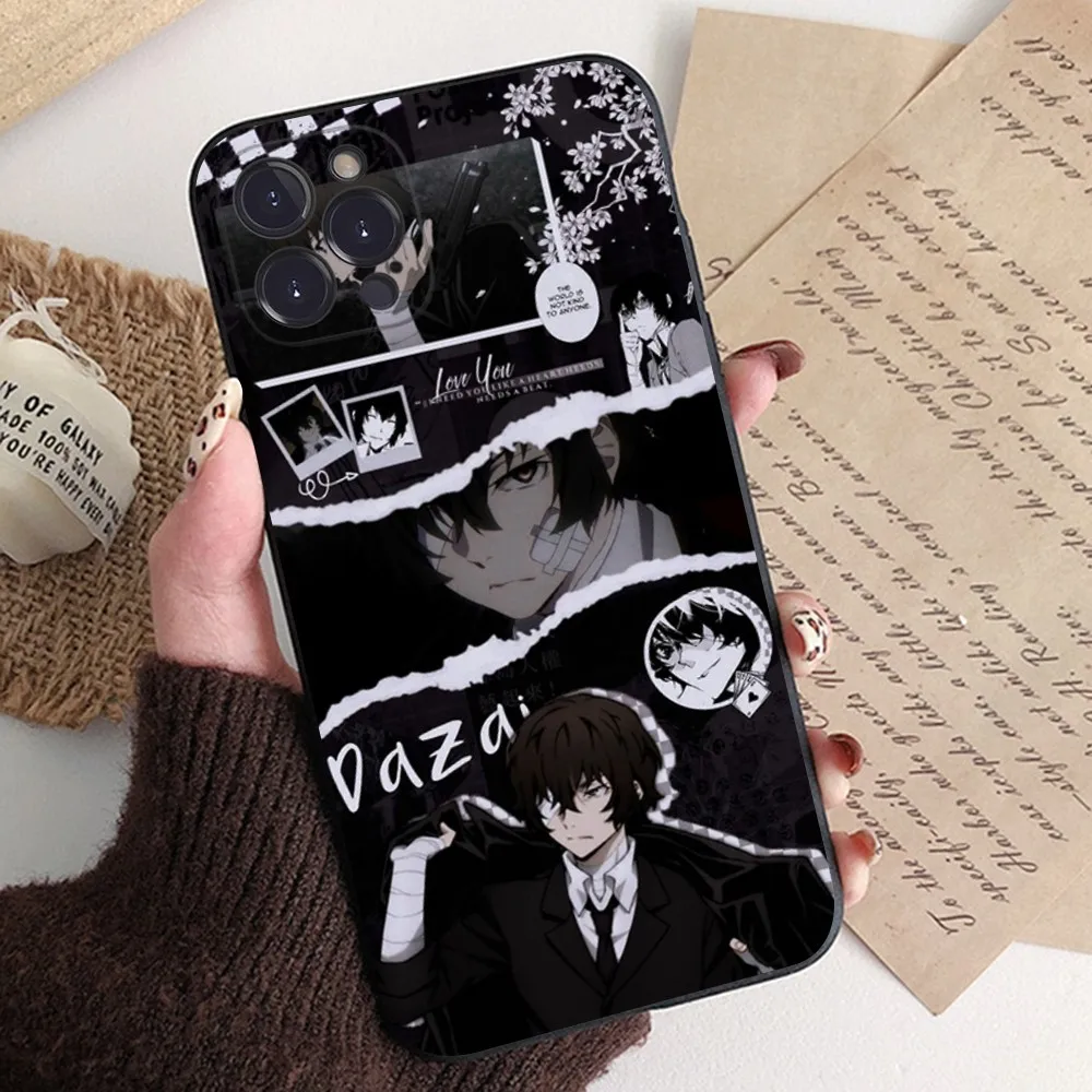 Anime Bungou Stray Dogs Dazai Osamu Phone Case For IPhone 15 14 13 12 Mini 11 Pro XS Max X XR SE 6 7 8 Plus Soft Silicone Cover