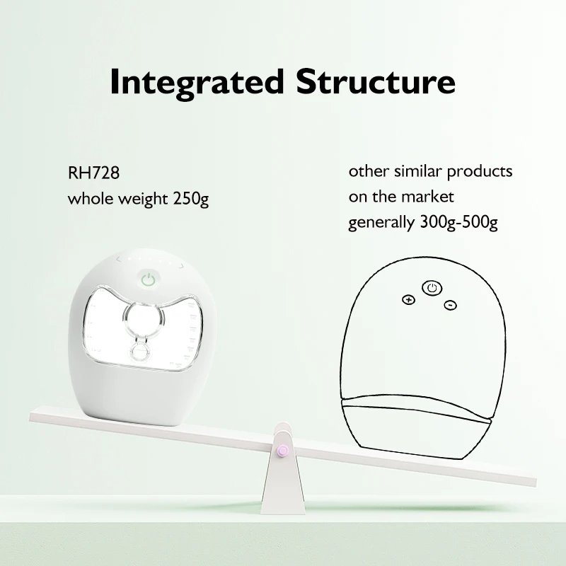 أفضل بيع التطبيق التحكم قوية خفيفة الوزن توفير الوقت تصميم جديد سيليكون الرضاعة الطبيعية مضخة الثدي واحدة