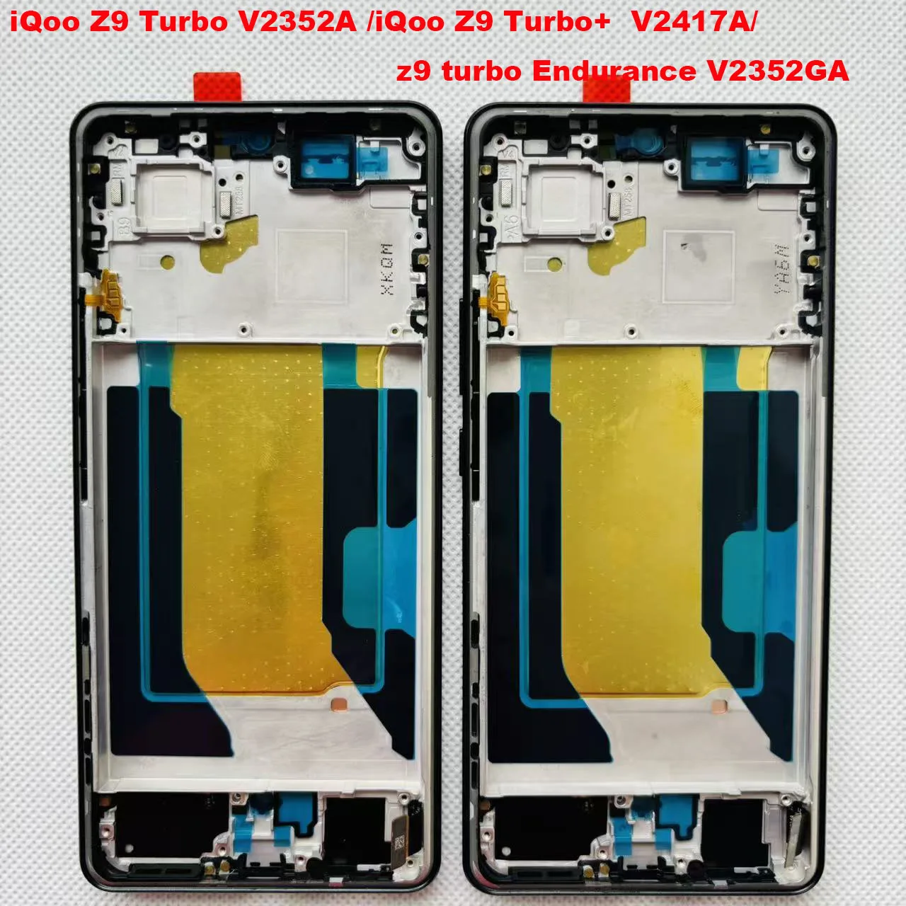 Pantalla LCD táctil de 6,78 pulgadas Original AMOLED para Vivo iQoo Z9 Turbo V2352A para iQoo Z9 Turbo +/z9 turbo marco de resistencia