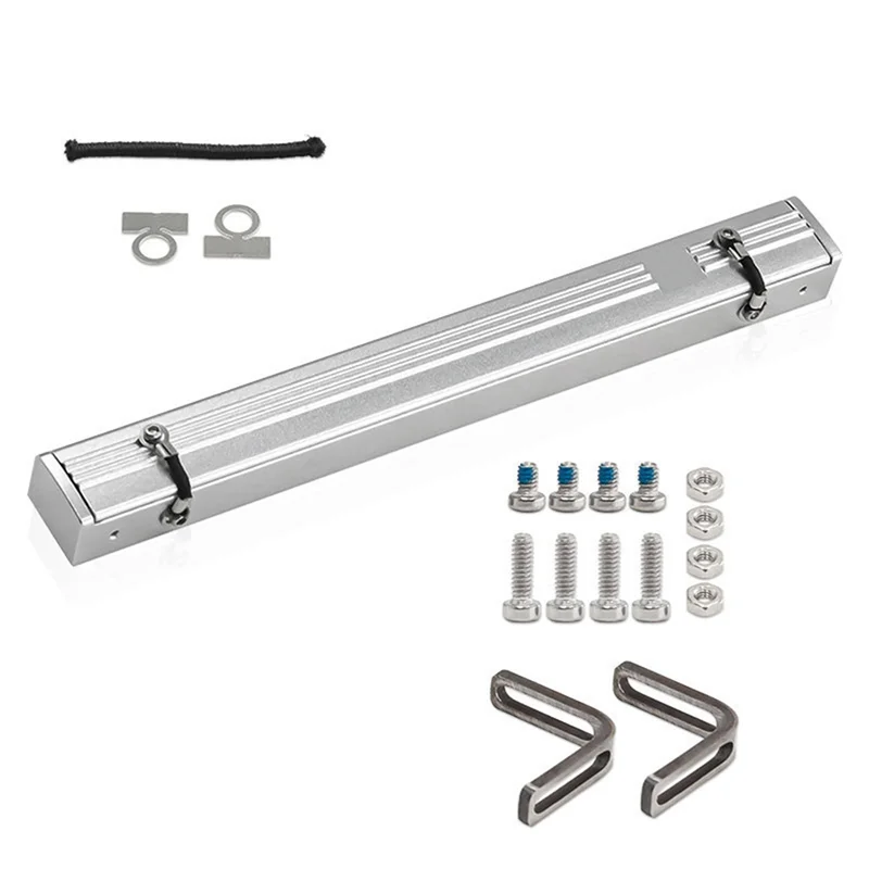 

Hot-RC Car Upgrade Roof Side Tent Metal Tent Kit For Traxxas 1/18TRX4M RC Car Accessories Silver