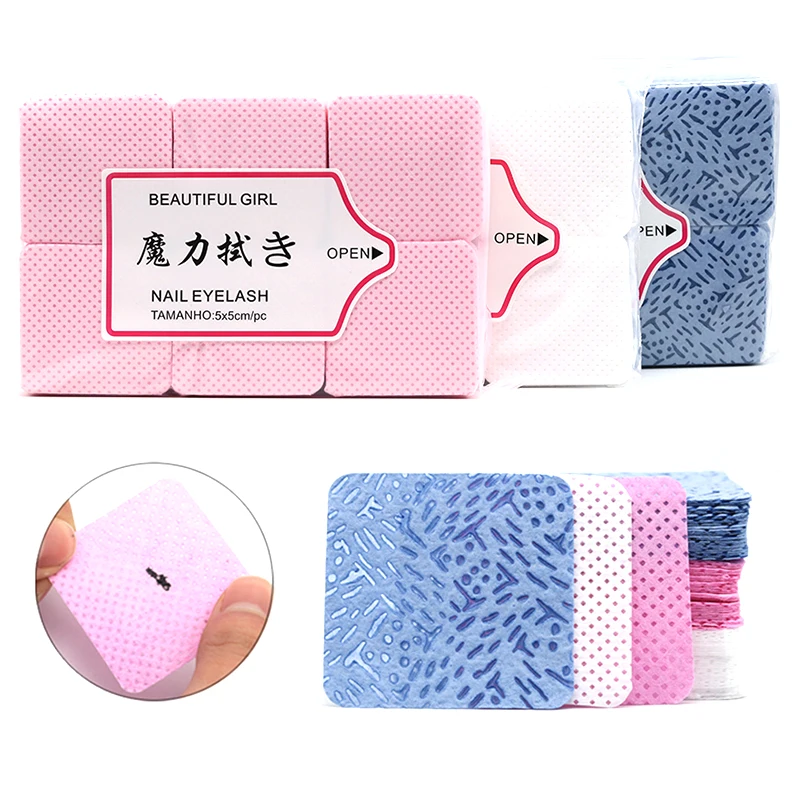 Lint Free Nail Polish magic remover Cotton Wipes UV gel polish remover Cleaner Paper Pad Nail Art Cleaning Manicure Tools Tips