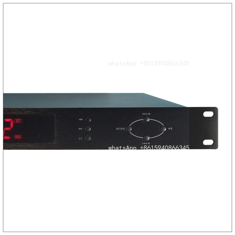 New Stereo FM Radio Head, Rack Mounted Engineering Machine, FM Digital Tuner with Bluetooth and USB