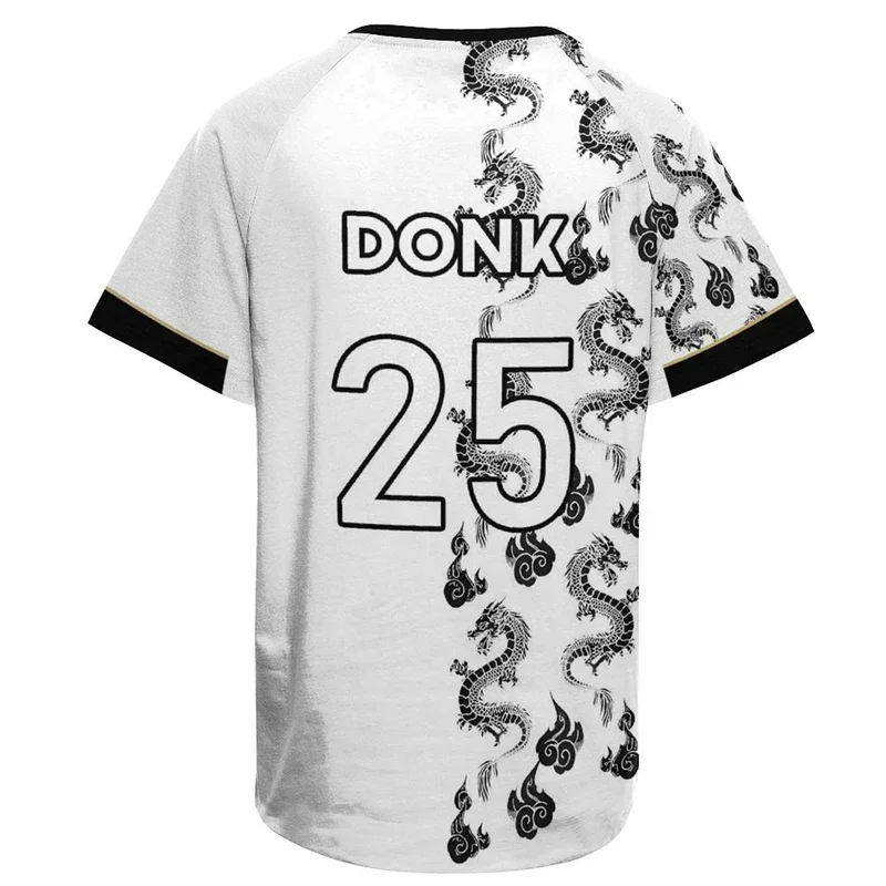 فريق الروح طبعة محدودة الفانيلة 23-24 مجموعة Esports لاعب دونك موحدة الملابس CS2 CSGO LOL الرجال بلايز IEM الأولاد تي شيرت #1