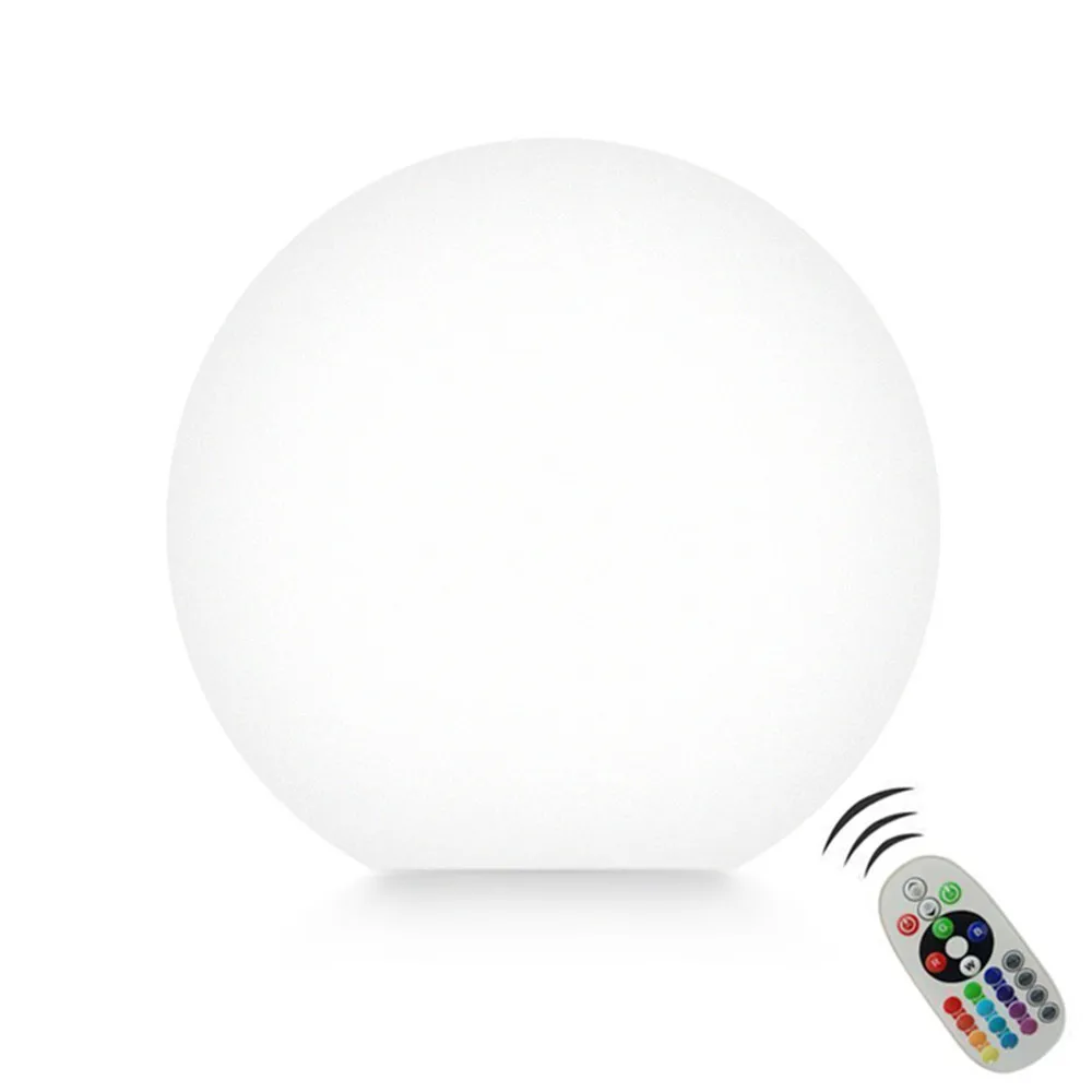 Rechargeable LED Glowing Ball Light for Kid Adult, Outdoor Globe Night Light with Remote, Great for Yard Garden Decor
