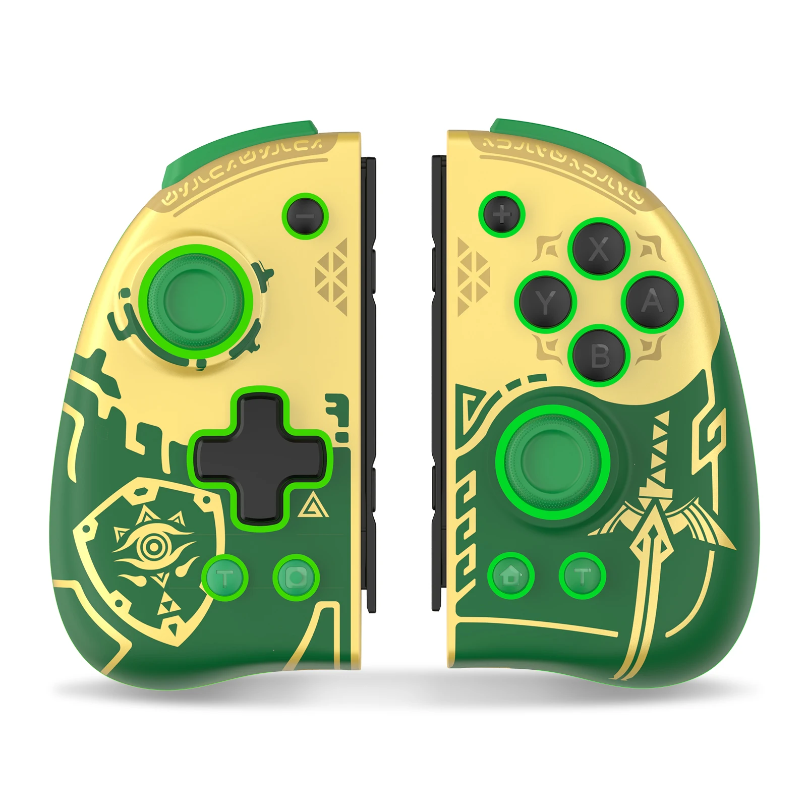 IINE Golden-Green Neptune Joypad ALPS Stick Mechanics button Compatible for Swtich/OLED