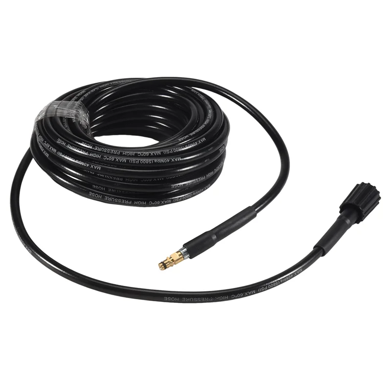 أوصى بشدة 15 متر 49FT 2320PSI جهاز تنظيف يعمل بالضغط العالي خرطوم أنبوب انبوب ماء تنظيف استبدال ل Karcher K2 K3 K4 K5 #5