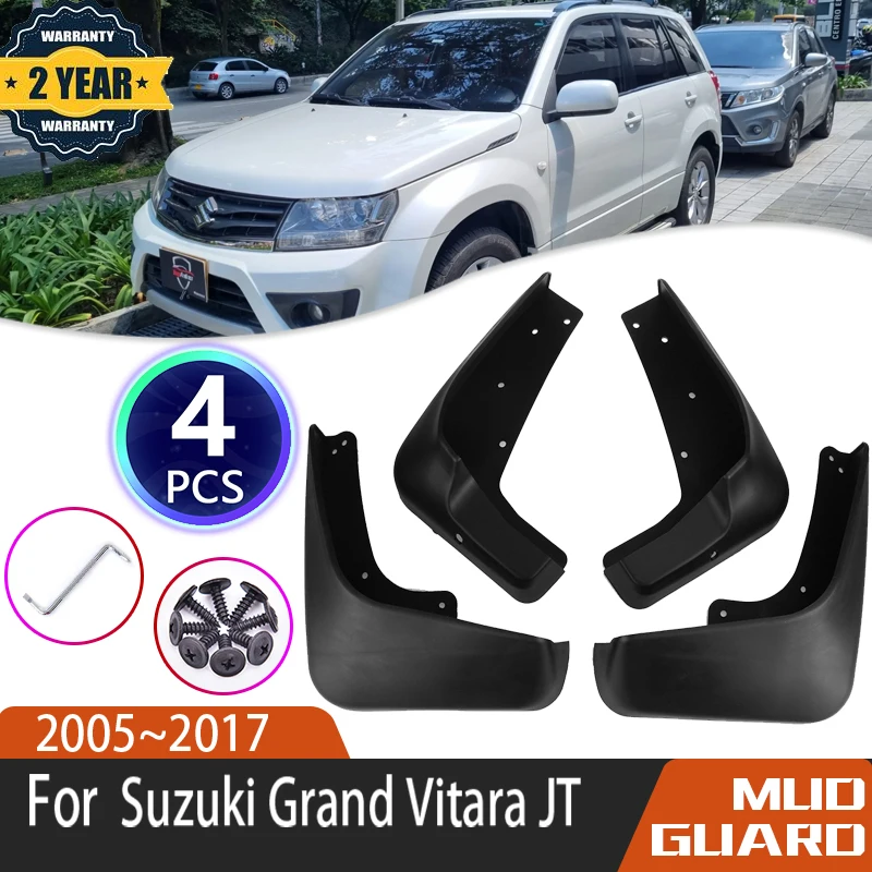 

Car Mudguard For Suzuki Grand Vitara Escudo JT 2005~2017 2015 2016 Anti-splash Car Mud Flap Guard Splash Flap Fender Accessories