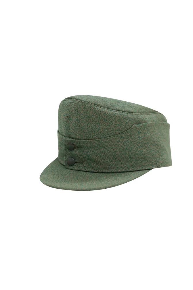 

GHFA-029-EM WWII German Police Gebirgsjager Bergmütze EM Summer Mottled Green Field Cap