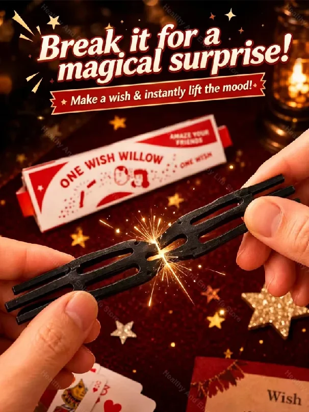 Varita de los deseos One Wish impresa en 3D con caja, de madera de sauce negro, multiusos, para hacer deseos, regalo para amigos