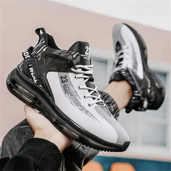 Baskets de skateboard lacées pour hommes, chaussures de skate, chaussures de sport, haute technologie, les plus vendues, offres spéciales, 40-44, pas cher