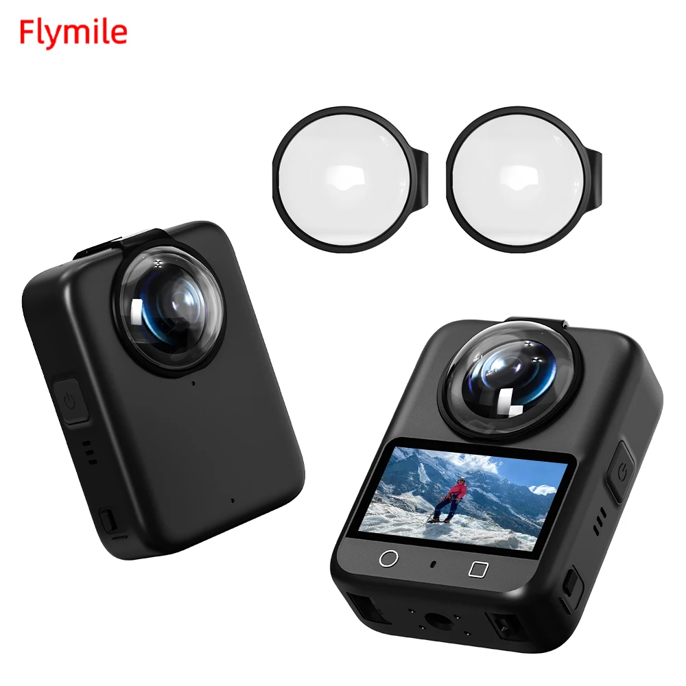 

Flymile защита объектива для DJI Osmo 360, аксессуары для камеры, защитная крышка из закаленного стекла, защитная крышка для объектива от царапин