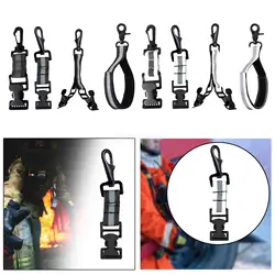 Firefighter Glove Strap Fireman Turnout Gear Portable for Welding Gloves Quick Release Gloves Holder Nylon Webbing Reflective