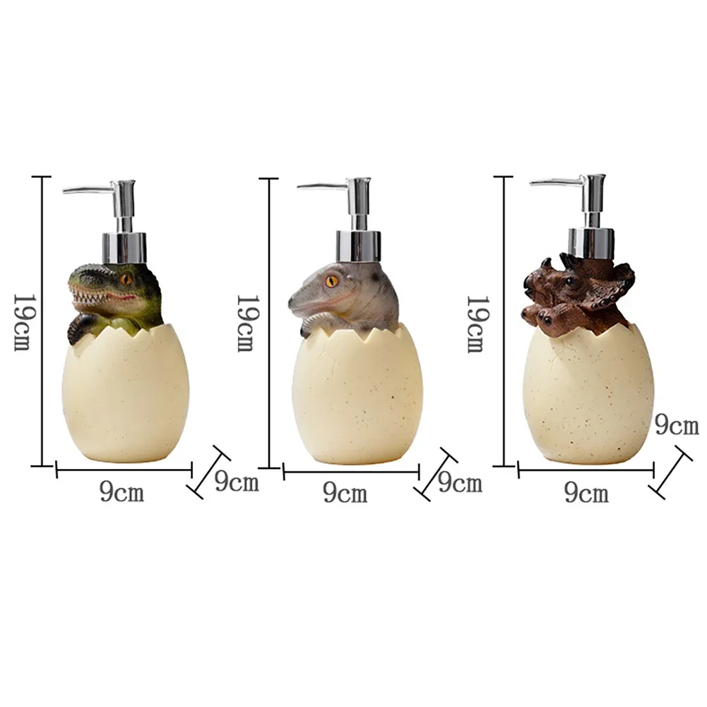 Дозатор жидкого мыла в форме динозавра, бутылка для дезинфицирующего средства для мытья рук, шампунь для ванной комнаты, бутылки для геля для душа, дозатор мыла
