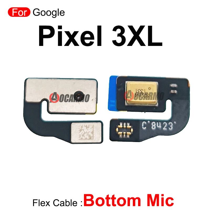 1 pz per Google Pixel 4xl 6 2 4 XL 3XL microfono inferiore Top Mic telefono Flex cavo parti di ricambio