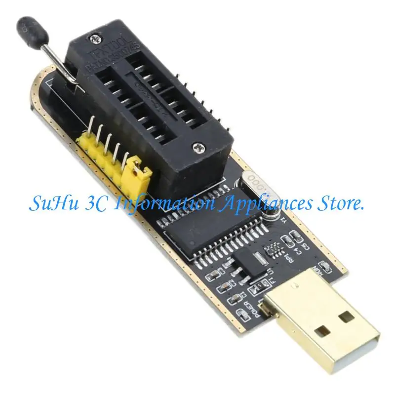 Advanced CH341A USB Programming for 24 25 Series EEPROM +SOIC8 Test Clip