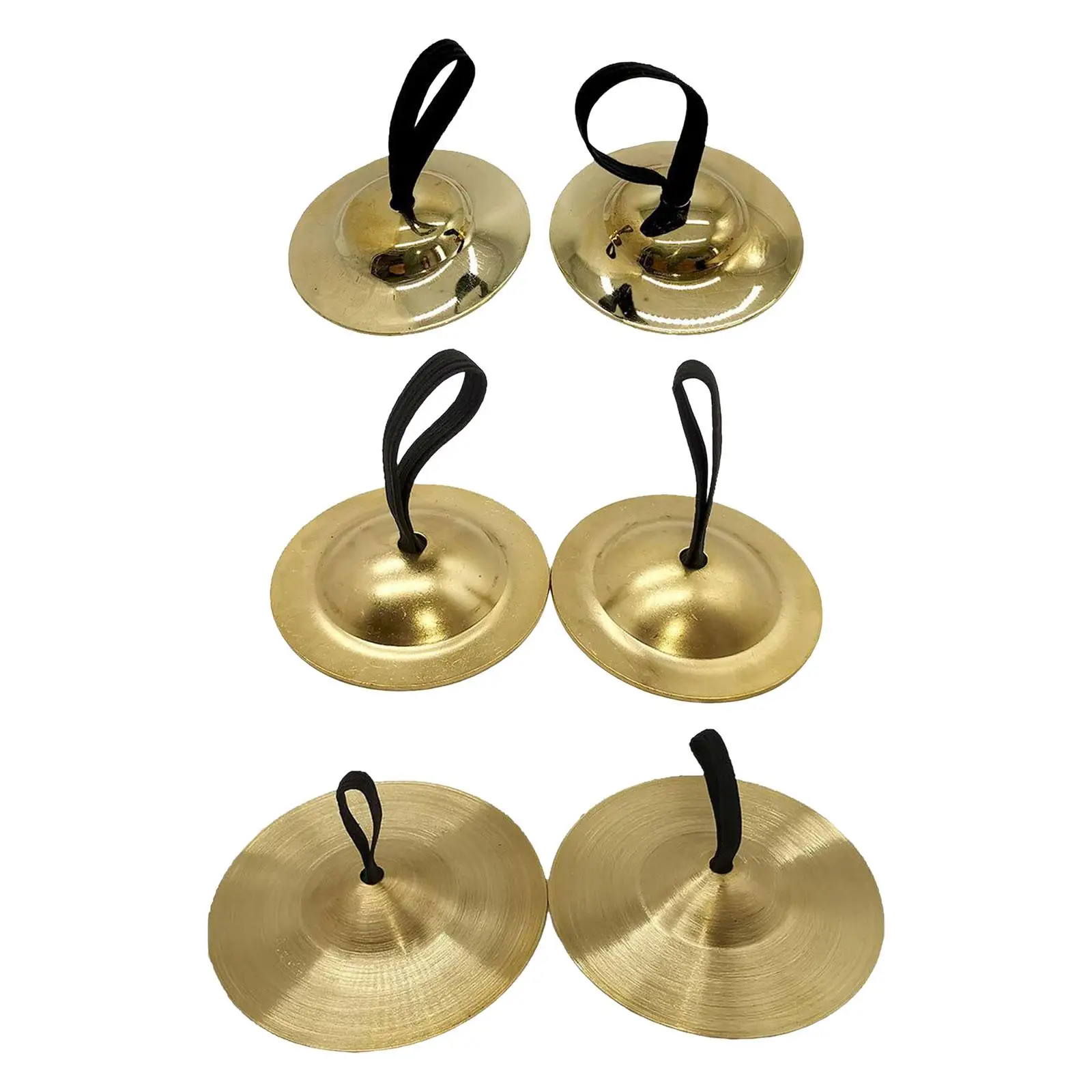 Kids Mini Finger Cymbals Handheld Percussion Toy for Hand Eye Coordination