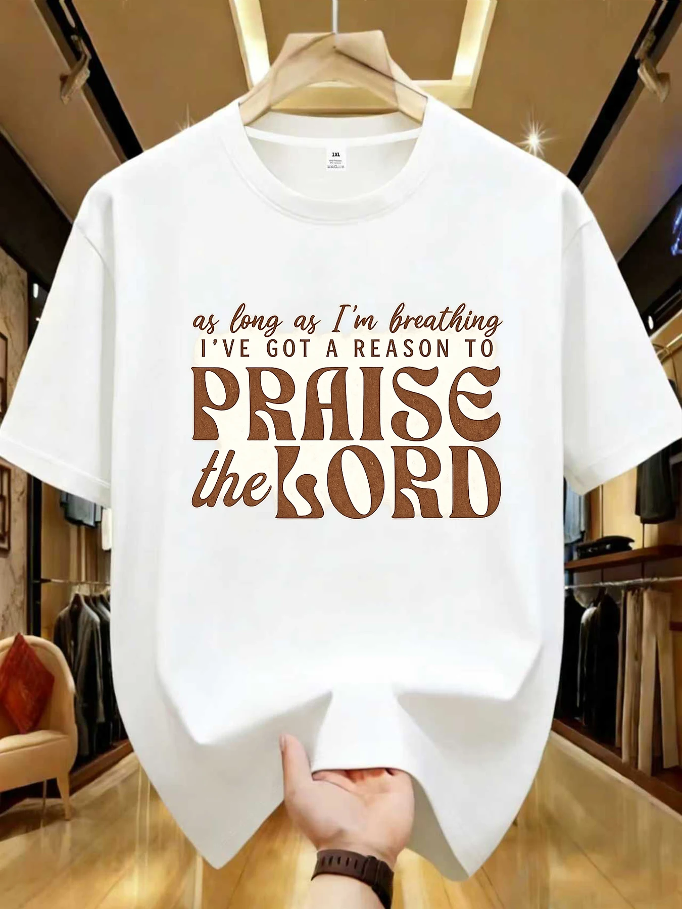 

【WDS01309】Trendy letter printed plus size women's round neck T-shirt summer casual short sleeved top street fashion versatile