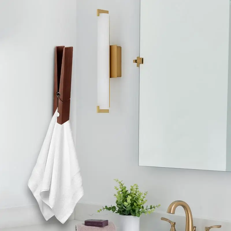 Giant Clothespin Towel Holder Large Bathroom Towel Holder Clips With Spring Large Wooden Clothes Clips Space Saving And Sturdy