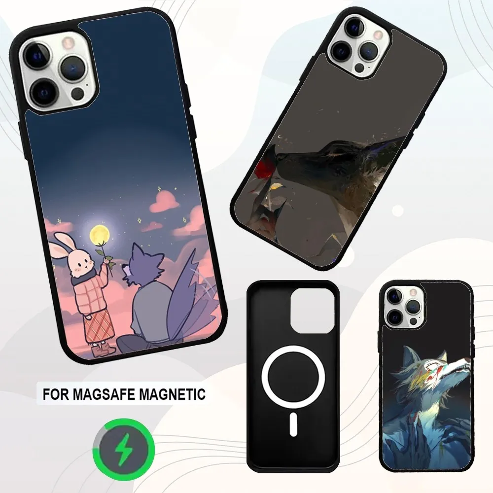 

B-Beastars Anime Phone Case For iPhone 16e,16,15,14,13,12,11,Plus,Pro,Max,Mini Magsafe Magnetic Wireless Charging