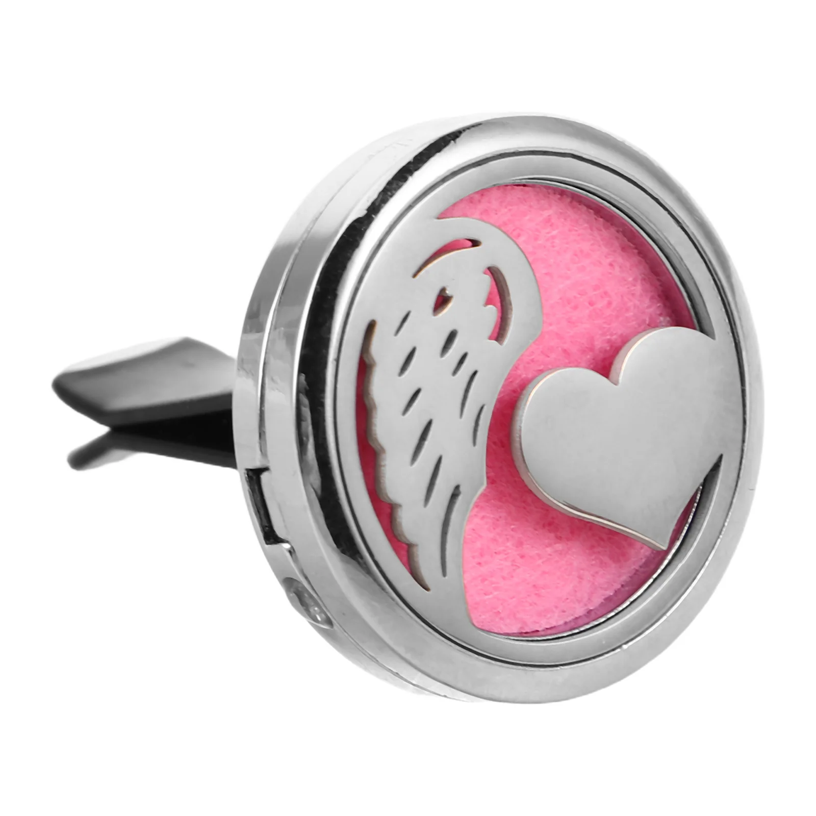 

1 Set Essential Oil Diffuser For Car Vent Stainless Steel Fillable Air Freshener Clip Reusable Natural Scent Dispenser Long