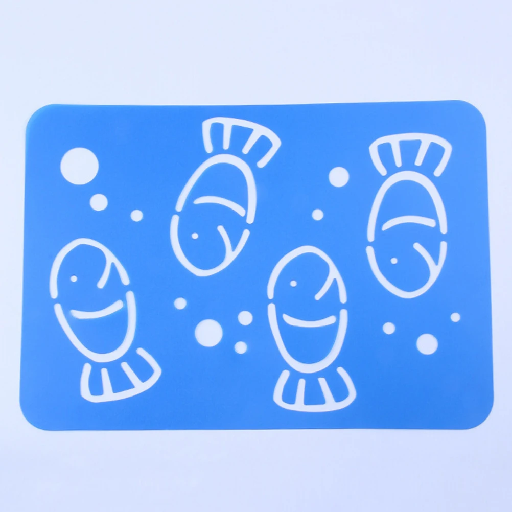 

5 Pcs A4 Size Painting Template Colorful Reusable Kids Stencils Children DIY Craft Mold for Cards Fabrics Walls Supplies