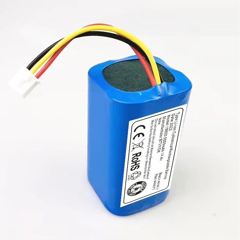 100% Original 14.4v 7000mAh Battery for LIECTROUX C30B Robot Vacuum Cleaner, Free Air Shipping from 1 Piece