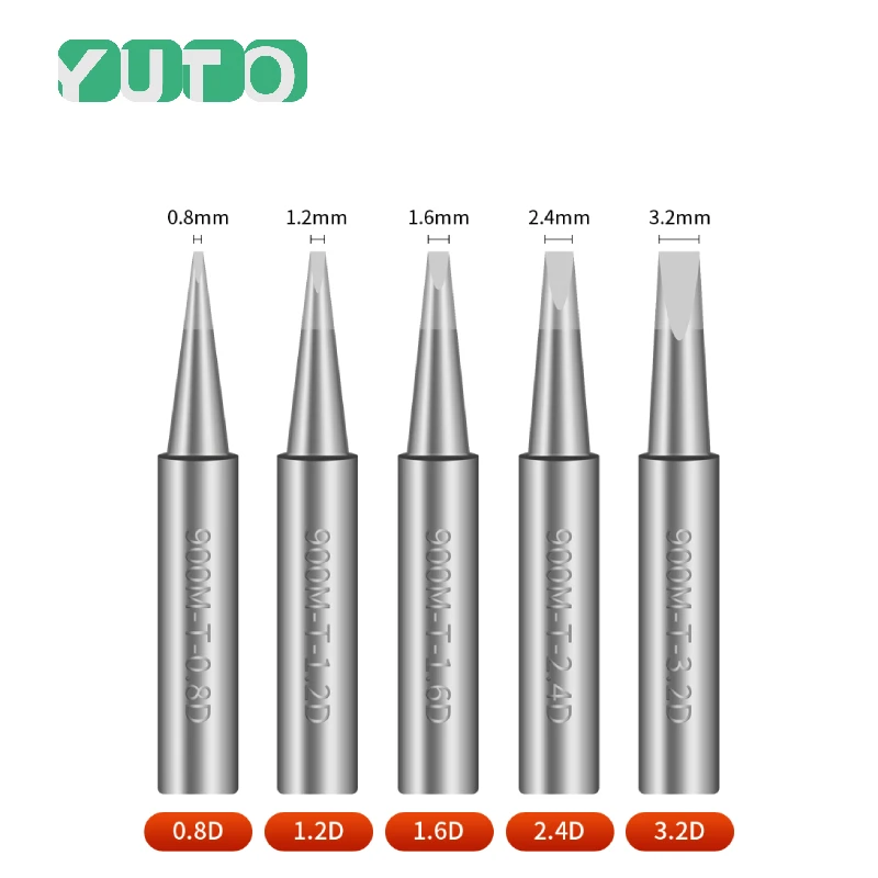 Factory Wholesale 900M I IS K SK Series Soldering Iron Tips Pure Copper for Quick Electric Soldering Iron Welding Tools