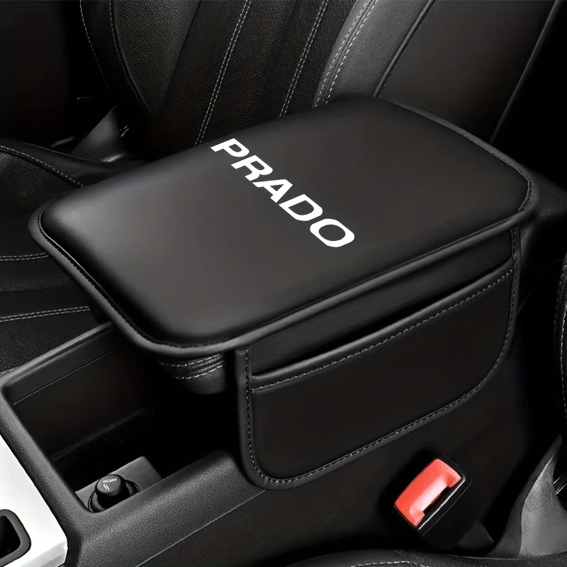Suitable for Toyota Prado car armrest pads, central console pads, armrest boxes, heightening pads, with storage pockets