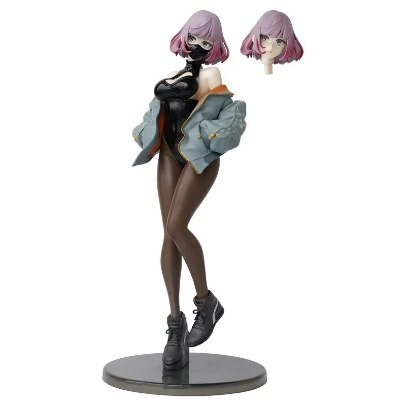 24 cm Astrum Design Luna illustration par YD Anime Figure Sexy noir rose masque fille figurine PVC modèle à collectionner poupée jouets