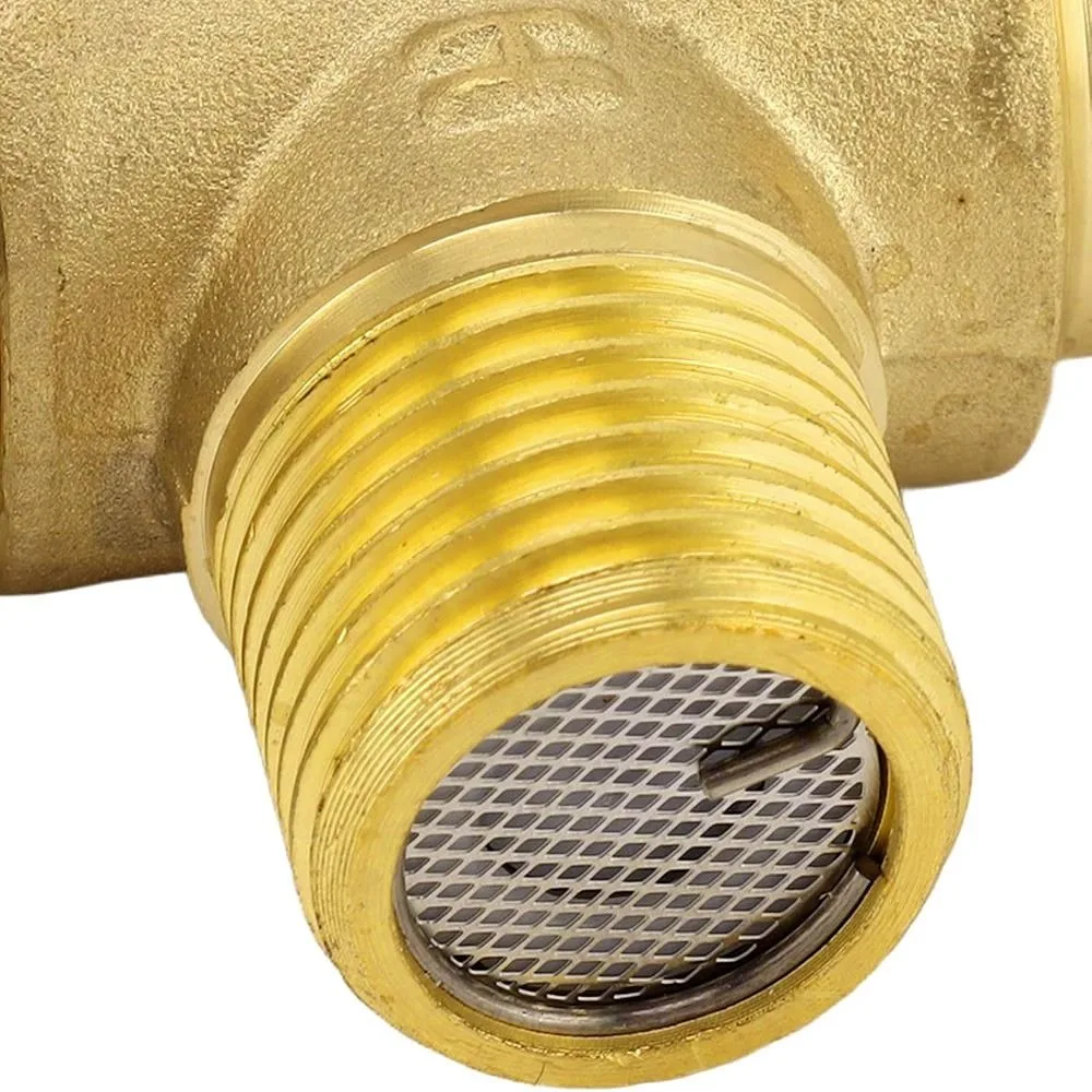 Durable G1/2 Thermostatic Mixing Valve 3-Way 20~50℃ Water Temperature Control Valve Brass Blending Valve For Kitchen