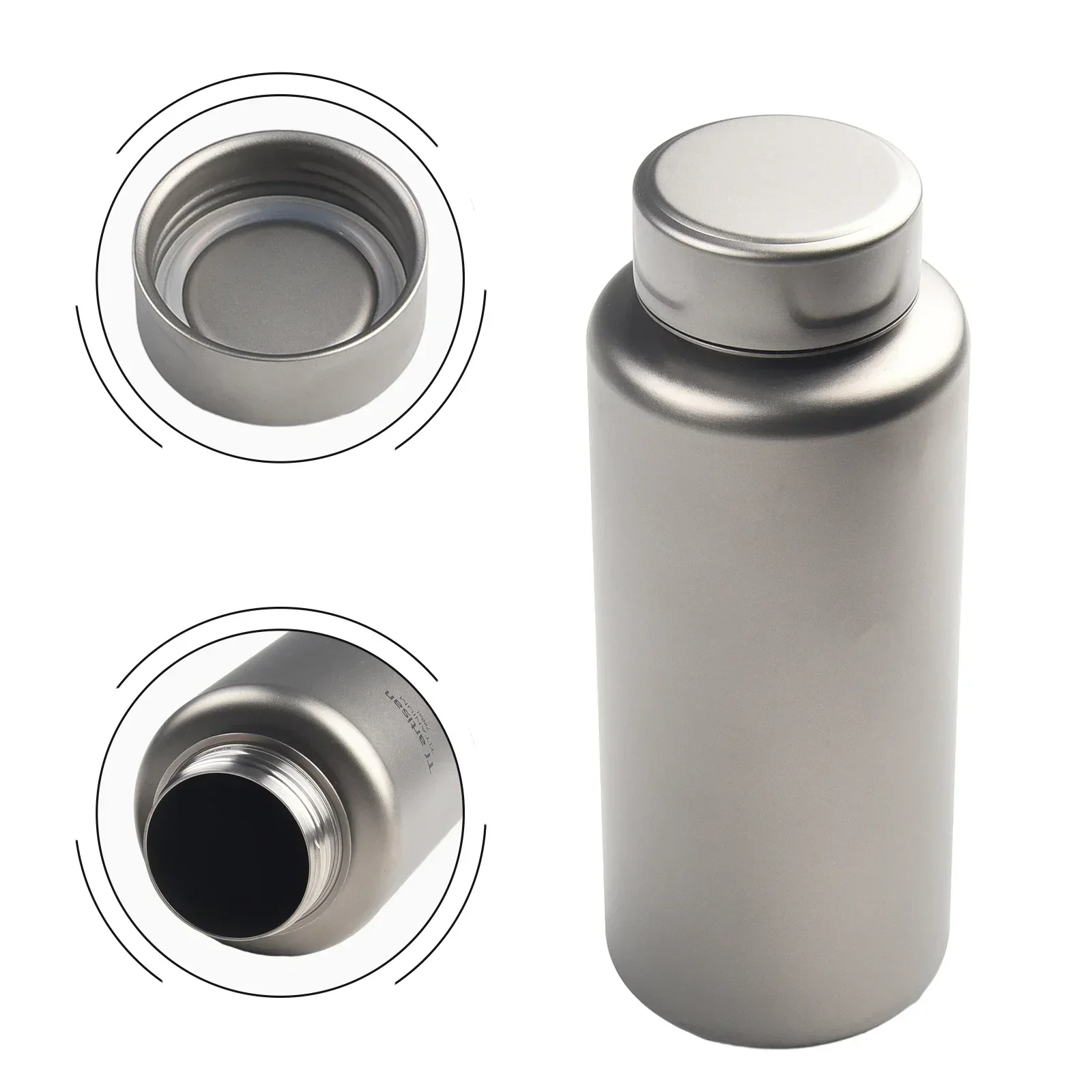 

Enjoy Your Tea Or Coffee Anywhere With Our Wide Mouth Titanium Water Bottle Perfect For Camping Hiking And More