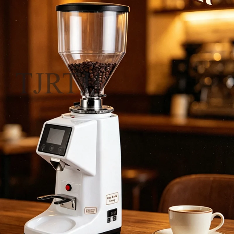 Commercial Espresso Professional Stainless Steel Electric Coffee Grinder with Flat Burrs