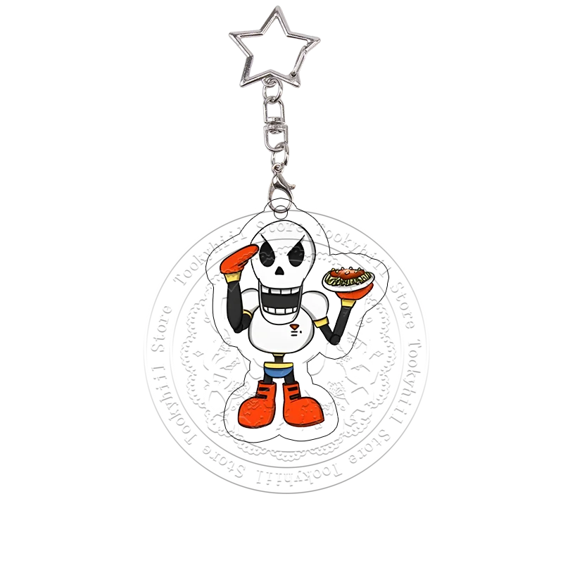 Undertale Acryl-Schlüsselanhänger Frisk Undyne Napstablook Cross Sans Anime Cartoon Spiel Sammlung Taschenanhänger Geburtstagsgeschenk – Detail 8