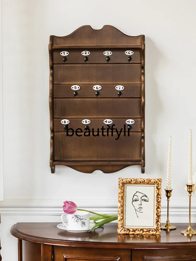 

LXVintage wall hanging decorative storage cup holder medieval home display coffee cup holder key hangerSSS