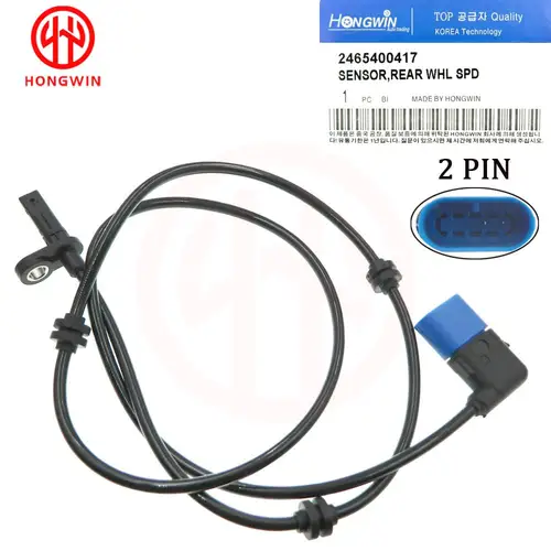 Imagen 2 del producto Sensor ABS de velocidad de rueda delantera, trasera, izquierda y derecha, para mercedes-benz Clase A GLA CLA W117W117 W156 W176 2465400417 2465402510, 1/2/4 Uds.
