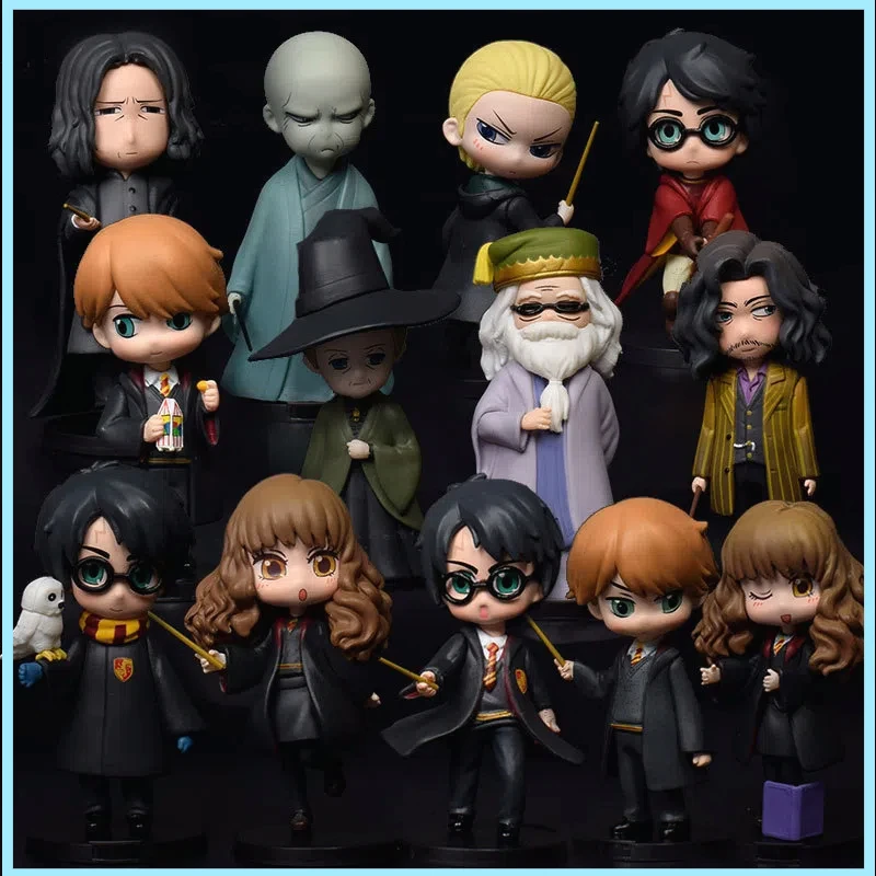 New blind box Q posket Potter Hermione Snape ornaments hand-made dolls doll cake decoration ornaments surprise children's gift