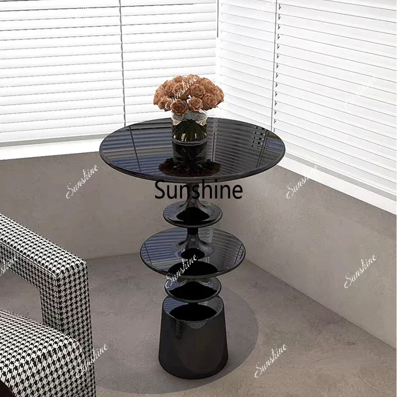 

Minimalist Italian Coffee Table Sweet Service Aesthetic Space Saving Side Table Decoration Mesas Bajas Living Room Furniture FT