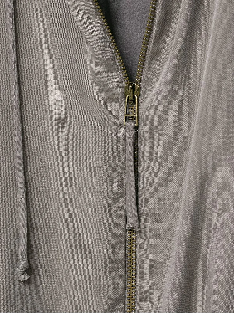 Damski zestaw: kurtka bomberka, spodnie, styl casual, rękaw latarnia, oversize, zapinana na zamek, vintage, jednolite, proste spodnie, jesień, cienki, streetwear