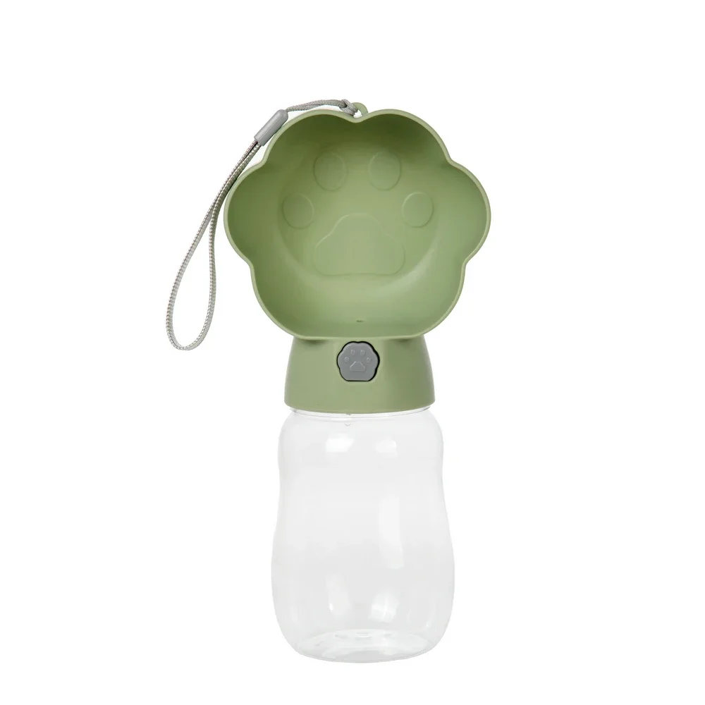 Hunde-Wasserflasche 2-in-1 Tragbare Auslaufsichere Haustier-Wasserschüssel mit Futterbehälter für Kleine und Große Hunde, Katzen, Welpen, Spaziergänge und Wanderungen – Detail 5