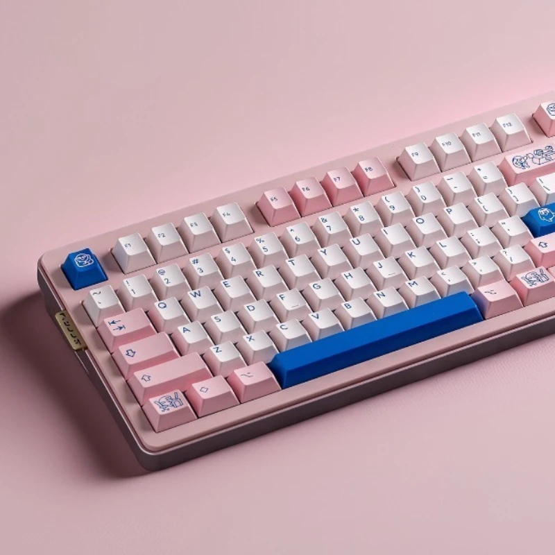 PBTfans Poco R2 Keycaps Set Custom ABS Two/three Color Cherry Profile Keyboard Cap Ergonomic for Mechanical Keyboard Accessories