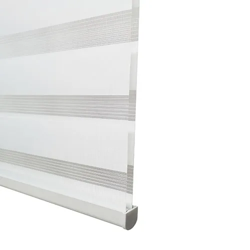 Double layer Day and Night Indoor Shade Window Cordless Zebra Blinds Shade Dual Layer Zebra Roller Window Blinds